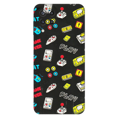 Samsung M/F/Note/Flip and C Phone Skins (All Models) - Gaming Doodles - 3D Embossed Finish (L-224) Samsung Galaxy M33 (5G)