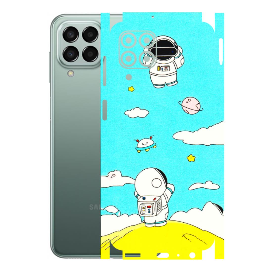 Samsung M/F/Note/Flip and C Phone Skins (All Models) - Blue Skies Astro Float - 3D Embossed Finish (L-230) Samsung Galaxy M33 (5G)