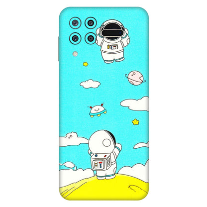 Samsung M/F/Note/Flip and C Phone Skins (All Models) - Blue Skies Astro Float - 3D Embossed Finish (L-230) Samsung Galaxy M33 (5G)
