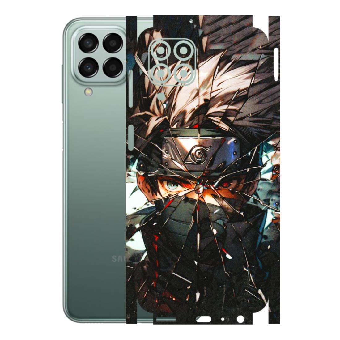 Samsung M/F/Note/Flip and C Phone Skins (All Models) - Kakashi Shattered Glass Effect - 3D Embossed Finish (L-237) Samsung Galaxy M33 (5G)