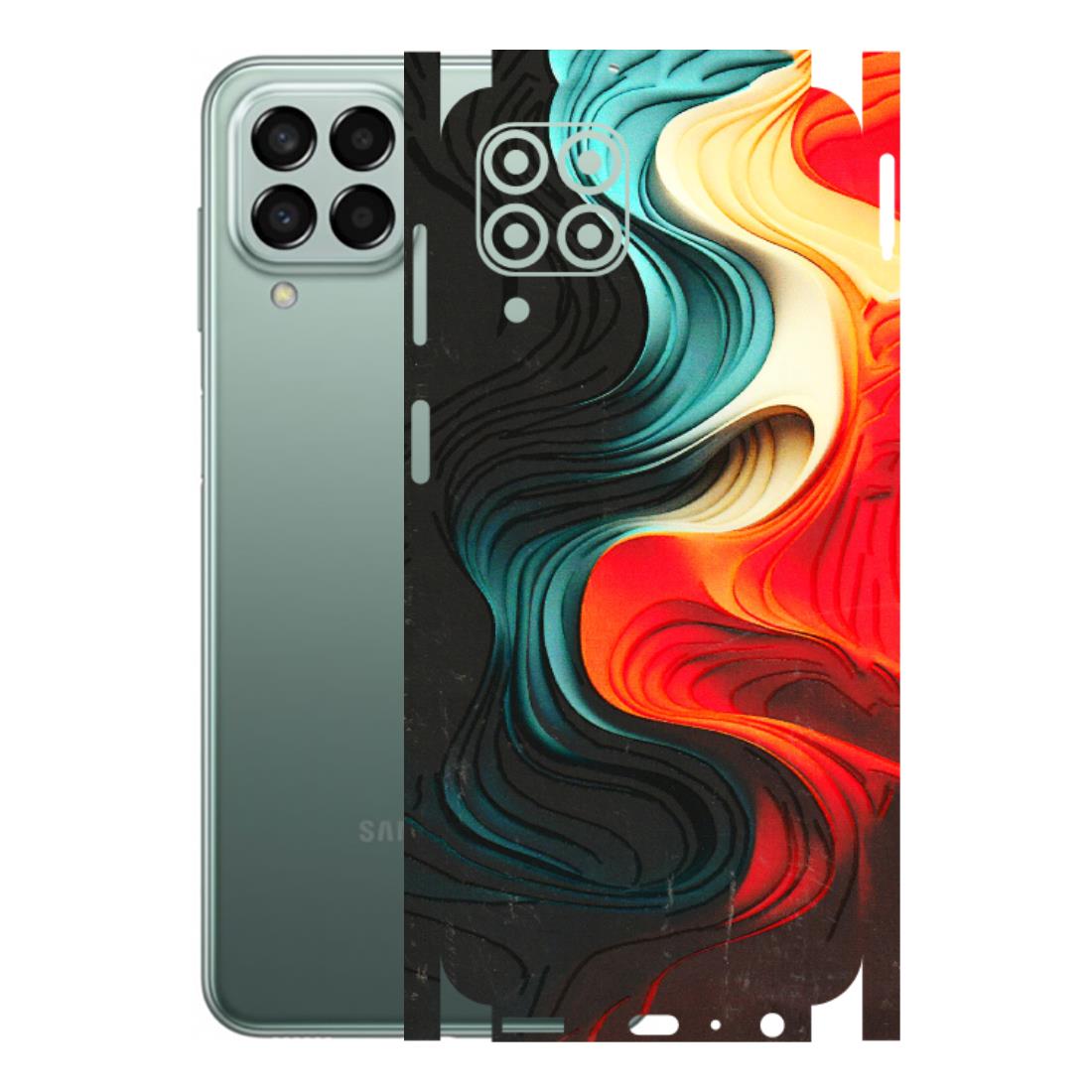 Samsung M/F/Note/Flip and C Phone Skins (All Models) - The Silky Swirl - 3D Embossed Finish (L-240) Samsung Galaxy M33 (5G)