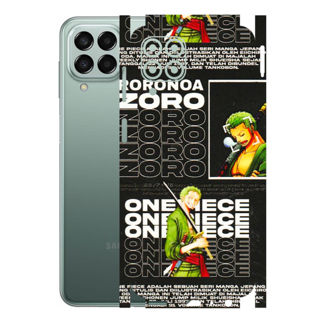 Samsung M/F/Note/Flip and C Phone Skins (All Models) - One Piece Zoro - 3D Embossed Finish (L-250) Samsung Galaxy M33 (5G)