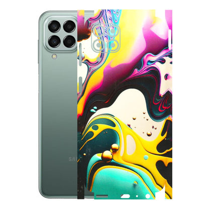 Samsung M/F/Note/Flip and C Phone Skins (All Models) - Multicolor Abstract pattern - 3D Embossed Finish (L-254) Samsung Galaxy M33 (5G)