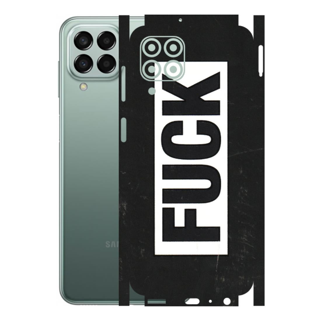 Samsung M/F/Note/Flip and C Phone Skins (All Models) - The F Word - 3D Embossed Finish (L-255) Samsung Galaxy M33 (5G)