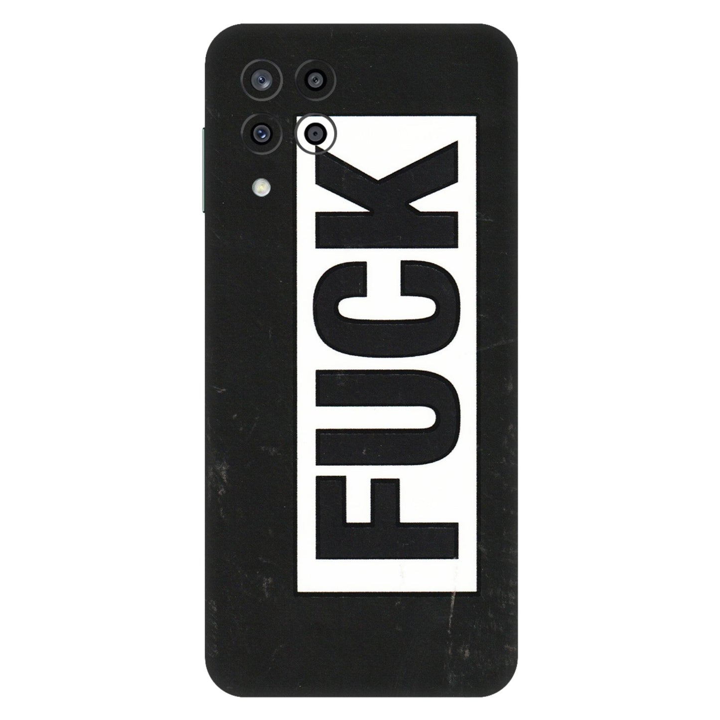 Samsung M/F/Note/Flip and C Phone Skins (All Models) - The F Word - 3D Embossed Finish (L-255) Samsung Galaxy M33 (5G)