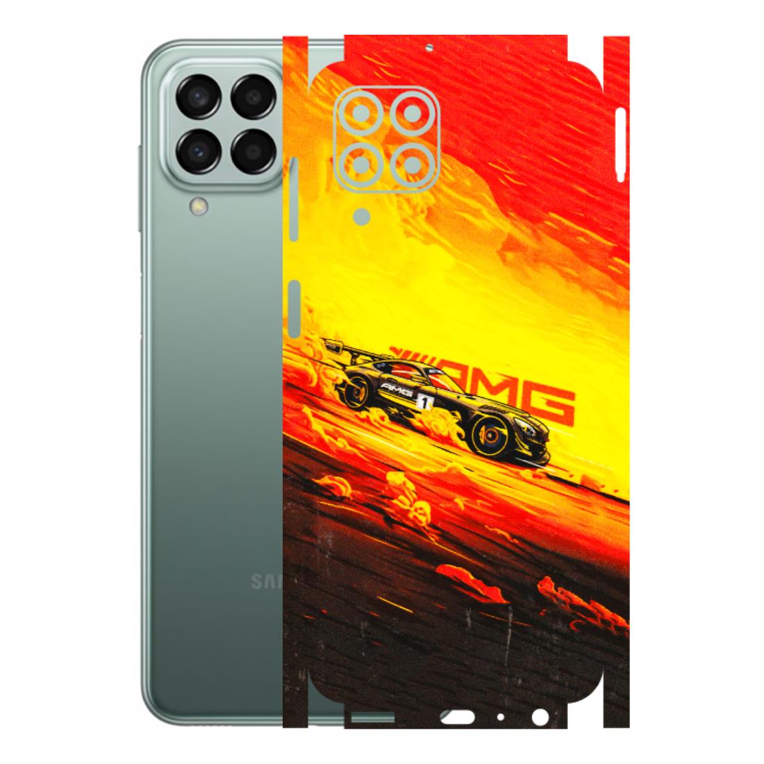 Samsung M/F/Note/Flip and C Phone Skins (All Models) - AMG Car Speed Cover - 3D Embossed Finish (L-256) Samsung Galaxy M33 (5G)