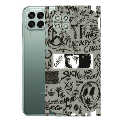 Samsung M/F/Note/Flip and C Phone Skins (All Models) - Never Have Love Anime - 3D Embossed Finish (L-260) Samsung Galaxy M33 (5G)