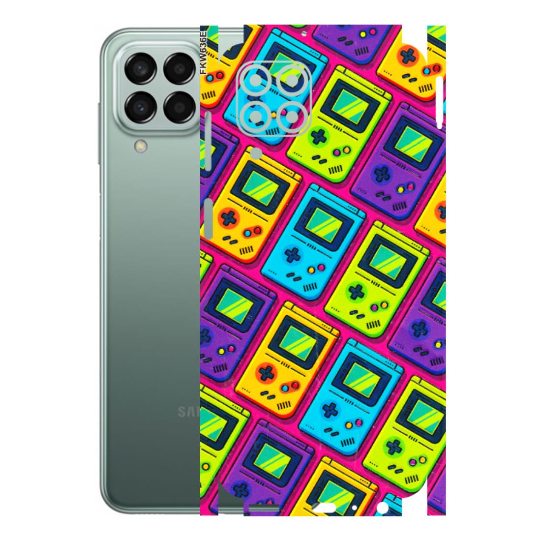 Samsung M/F/Note/Flip and C Phone Skins (All Models) - Gameboy Colourful - 3D Embossed Finish (L-266) Samsung Galaxy M33 (5G)