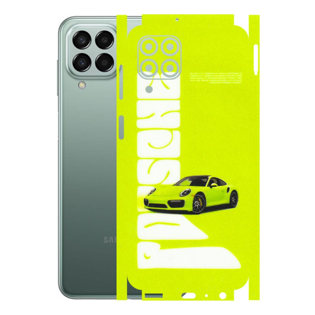 Samsung M/F/Note/Flip and C Phone Skins (All Models) - Lime Green Porche - 3D Embossed Finish (L-30) Samsung Galaxy M33 (5G)