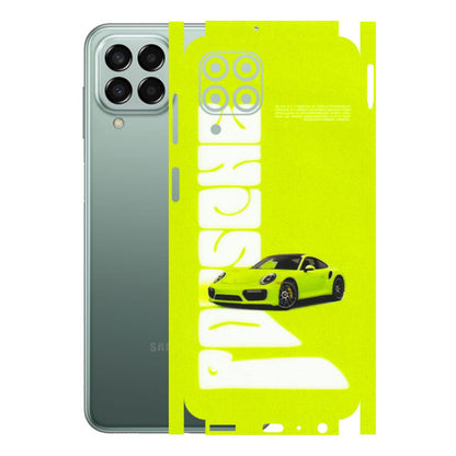 Samsung M/F/Note/Flip and C Phone Skins (All Models) - Lime Green Porche - 3D Embossed Finish (L-30) Samsung Galaxy M33 (5G)