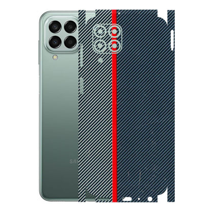 Samsung M/F/Note/Flip and C Phone Skins (All Models) - Blue Sober Lines - 3D Embossed Finish (L-305) Samsung Galaxy M33 (5G)