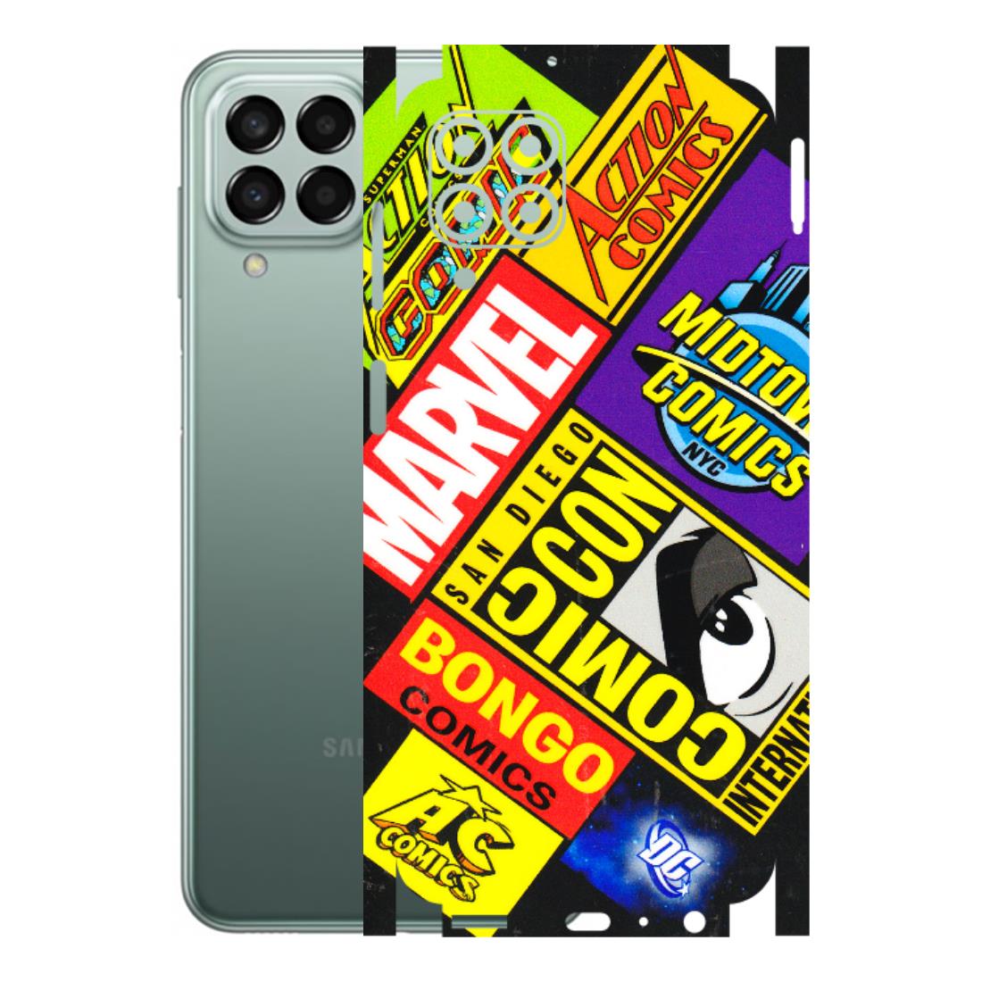 Samsung M/F/Note/Flip and C Phone Skins (All Models) - Bongo Comic Con - 3D Embossed Finish (L-325) Samsung Galaxy M33 (5G)