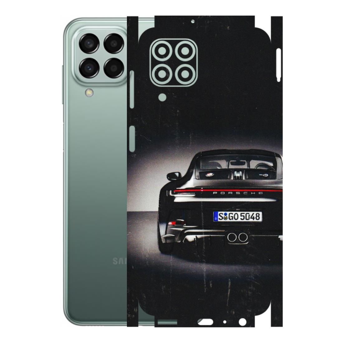Samsung M/F/Note/Flip and C Phone Skins (All Models) - New Black Porsche GT3 - 3D Embossed Finish (L-327) Samsung Galaxy M33 (5G)