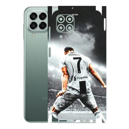 Samsung M/F/Note/Flip and C Phone Skins (All Models) - Ronaldo CR7 Crazy - 3D Embossed Finish (L-44) Samsung Galaxy M33 (5G)