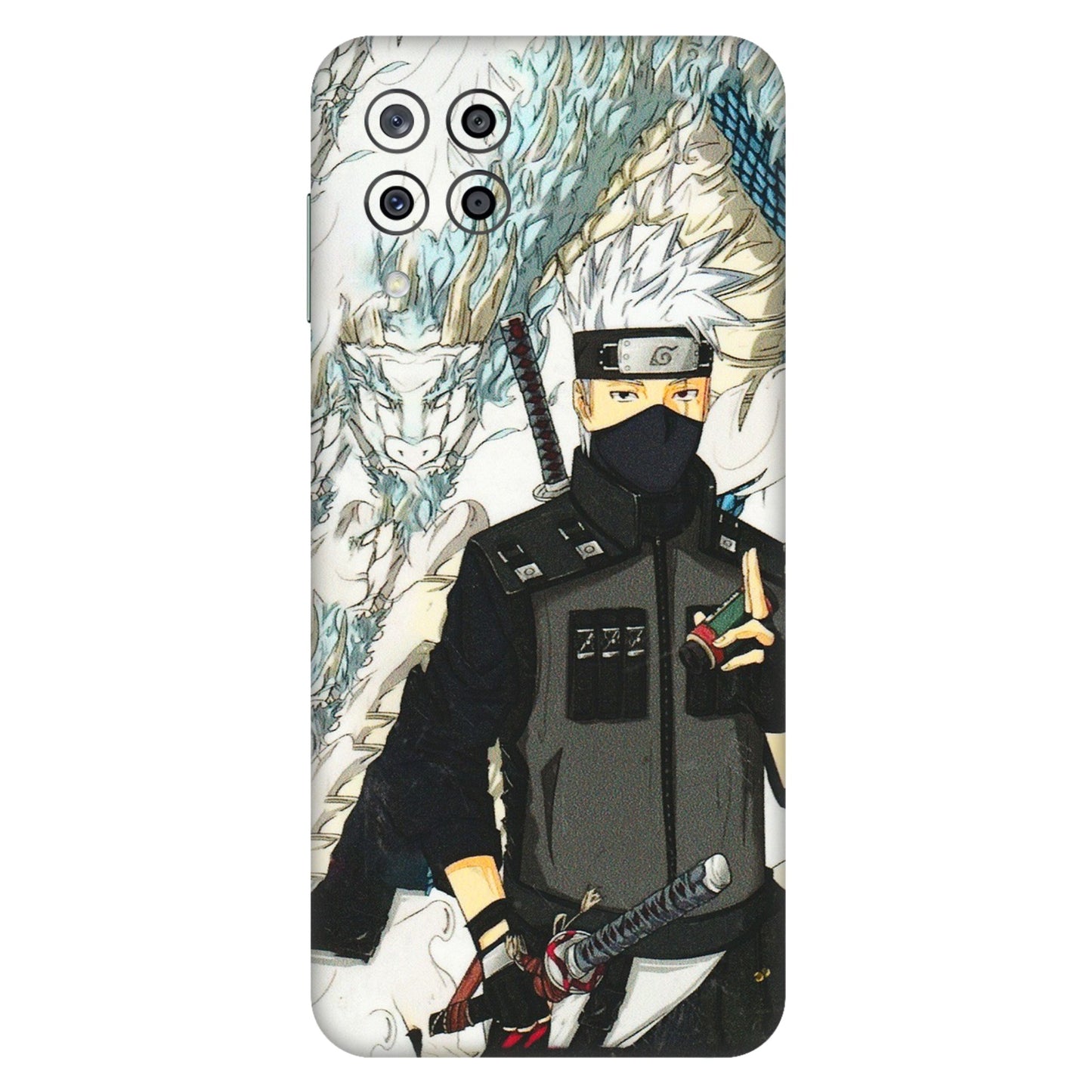 Samsung M/F/Note/Flip and C Phone Skins (All Models) - Kakashi Hatake Naruto Anime - 3D Embossed Finish (L-46) Samsung Galaxy M33 (5G)