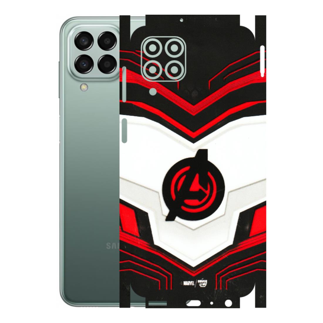 Samsung M/F/Note/Flip and C Phone Skins (All Models) - Avengers Logo - 3D Embossed Finish (L-55) Samsung Galaxy M33 (5G)