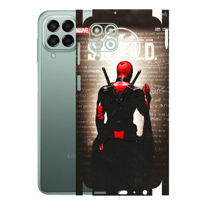 Samsung M/F/Note/Flip and C Phone Skins (All Models) - Deadpool - 3D Embossed Finish (L-56) Samsung Galaxy M33 (5G)