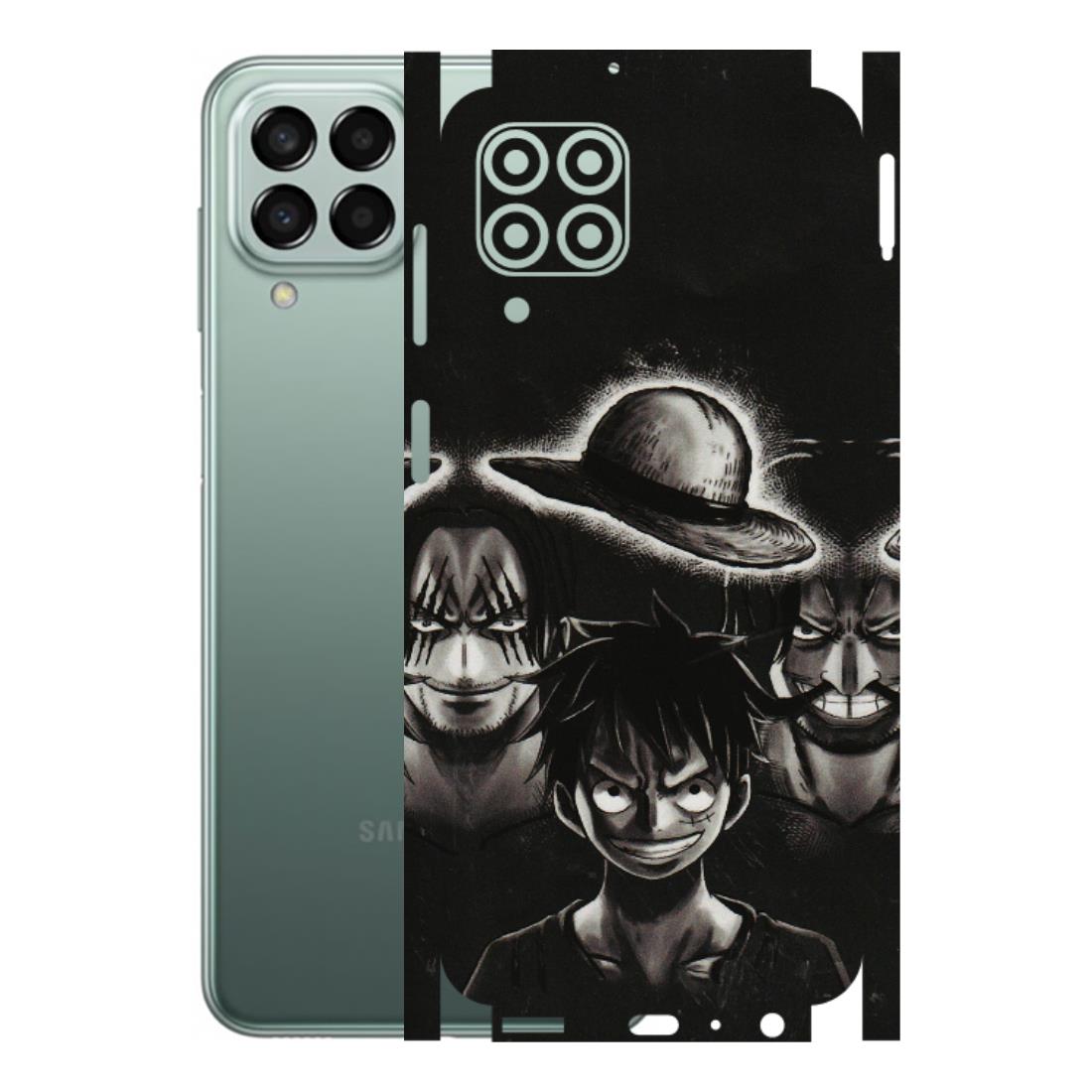 Samsung M/F/Note/Flip and C Phone Skins (All Models) - Black Luffy Hat - 3D Embossed Finish (L-57) Samsung Galaxy M33 (5G)