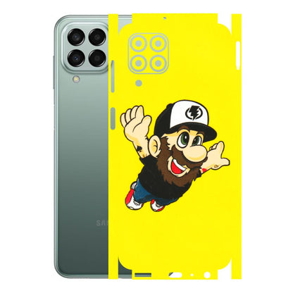 Samsung M/F/Note/Flip and C Phone Skins (All Models) - Flying Beardo - 3D Embossed Finish (L-60) Samsung Galaxy M33 (5G)