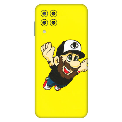 Samsung M/F/Note/Flip and C Phone Skins (All Models) - Flying Beardo - 3D Embossed Finish (L-60) Samsung Galaxy M33 (5G)