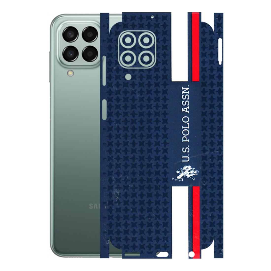 Samsung M/F/Note/Flip and C Phone Skins (All Models) - US POLO Designer Brand - 3D Embossed Finish (L-65) Samsung Galaxy M33 (5G)