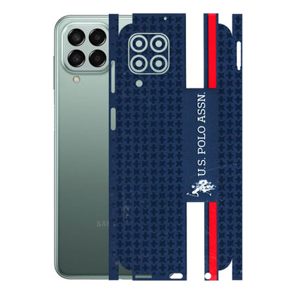 Samsung M/F/Note/Flip and C Phone Skins (All Models) - US POLO Designer Brand - 3D Embossed Finish (L-65) Samsung Galaxy M33 (5G)