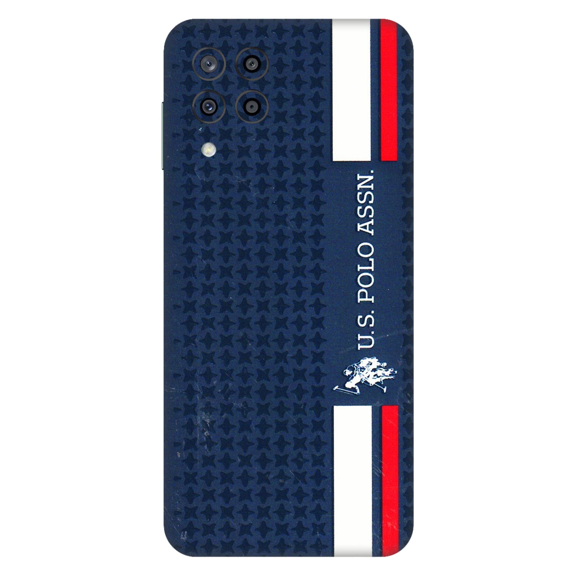 Samsung M/F/Note/Flip and C Phone Skins (All Models) - US POLO Designer Brand - 3D Embossed Finish (L-65) Samsung Galaxy M33 (5G)