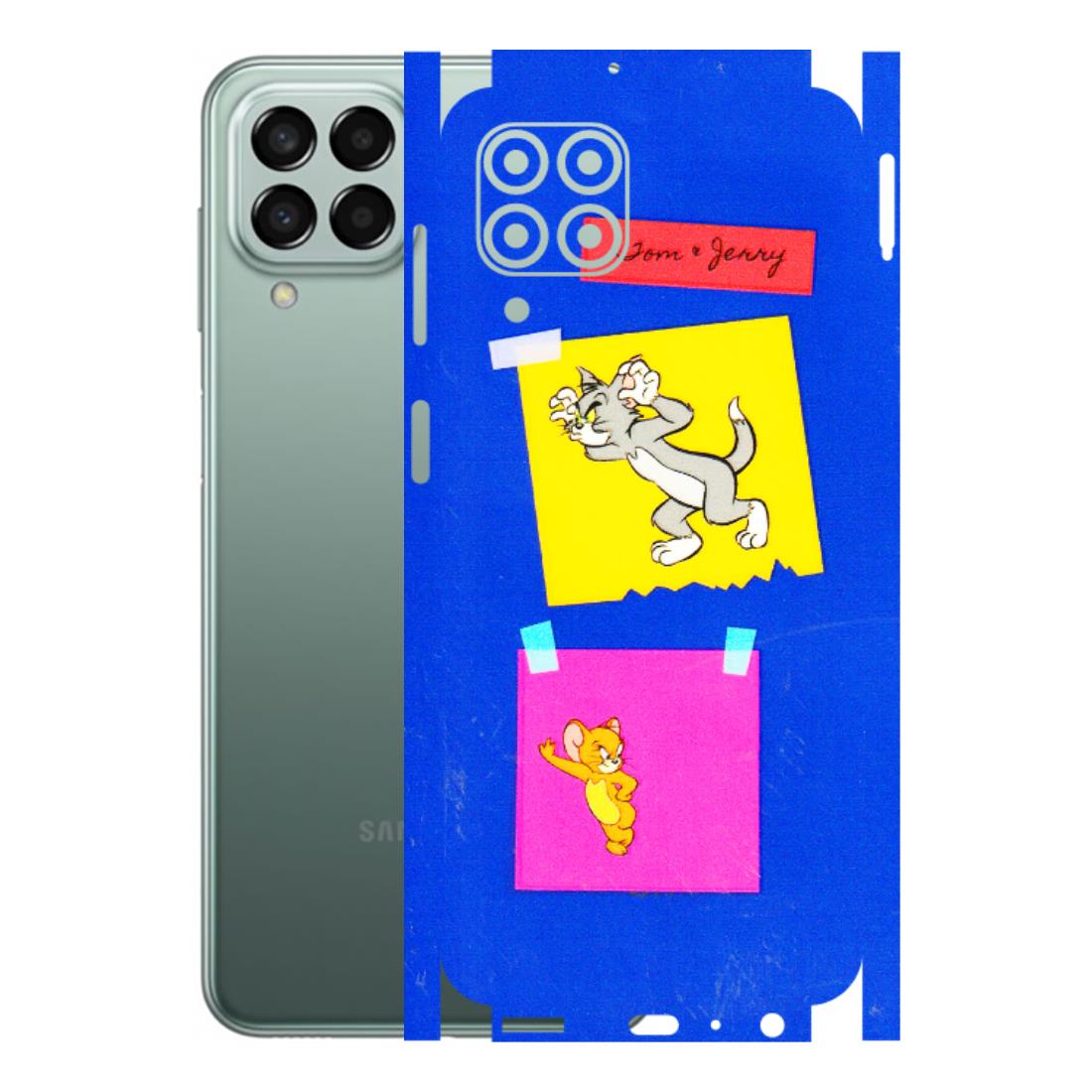Samsung M/F/Note/Flip and C Phone Skins (All Models) - Tom N Jerry Sticky Notes - 3D Embossed Finish (L-88) Samsung Galaxy M33 (5G)