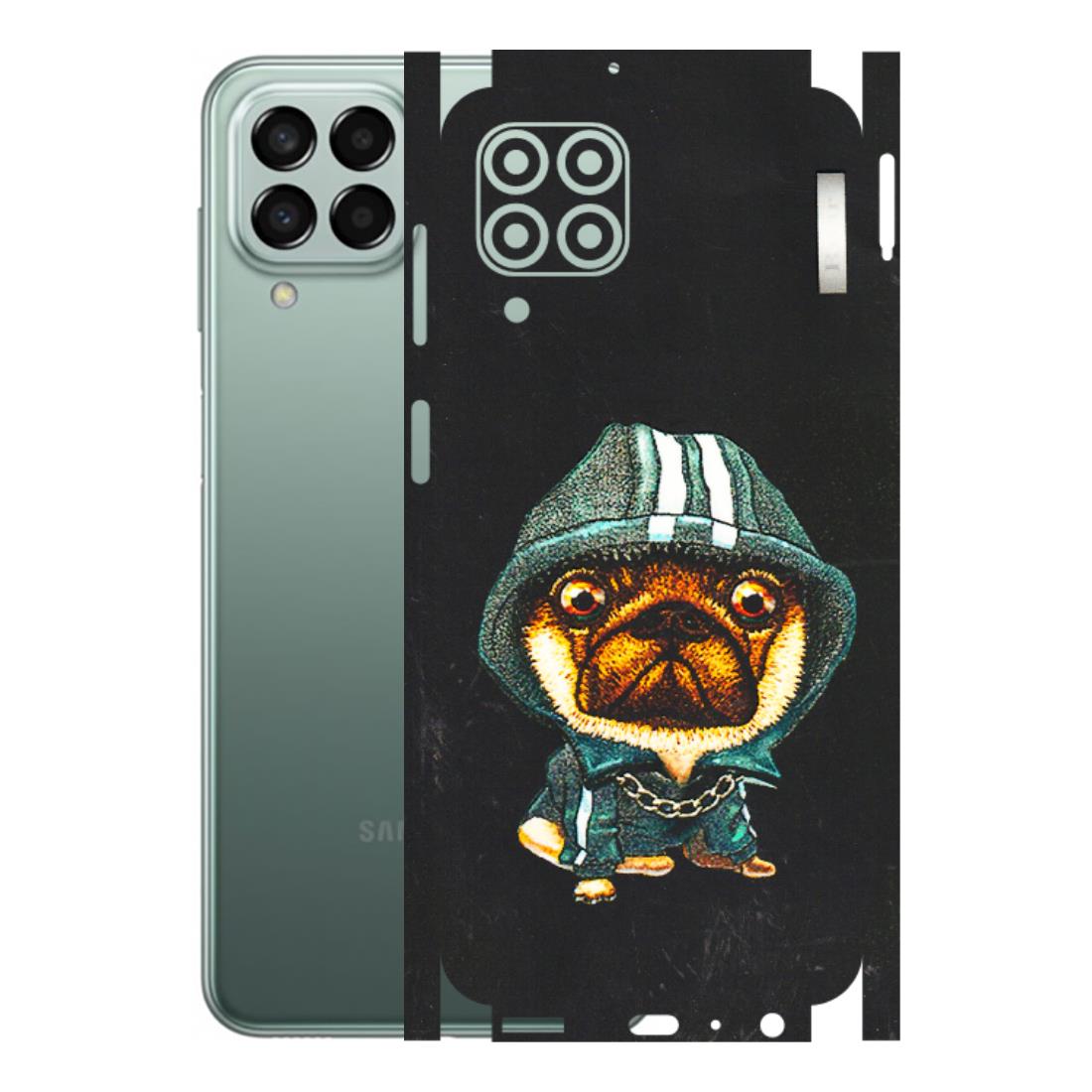 Samsung M/F/Note/Flip and C Phone Skins (All Models) - Puppy N Hoodie - 3D Embossed Finish (L-90) Samsung Galaxy M33 (5G)