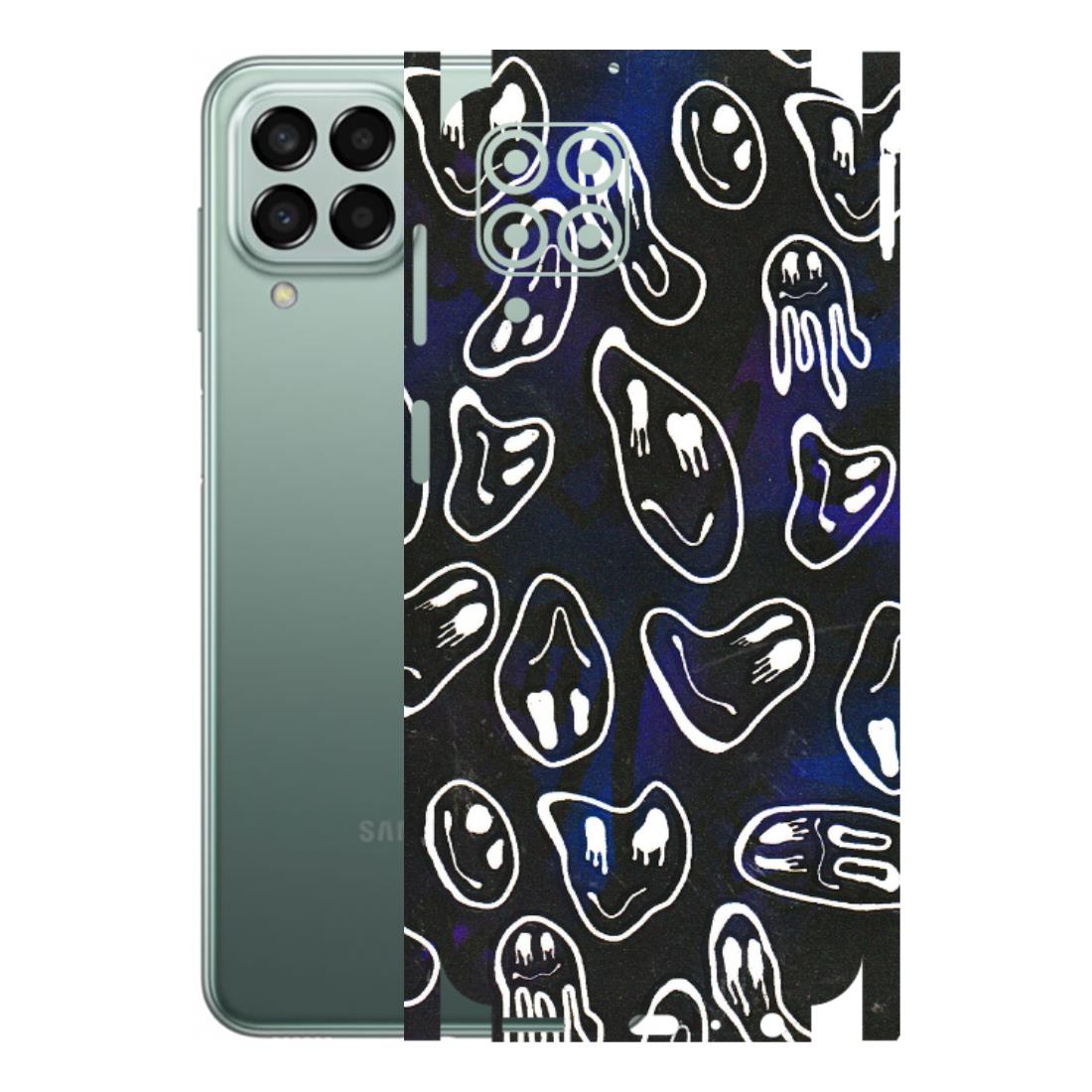 Samsung M/F/Note/Flip and C Phone Skins (All Models) - Distorted Smileys - 3D Embossed Finish (L-92) Samsung Galaxy M33 (5G)