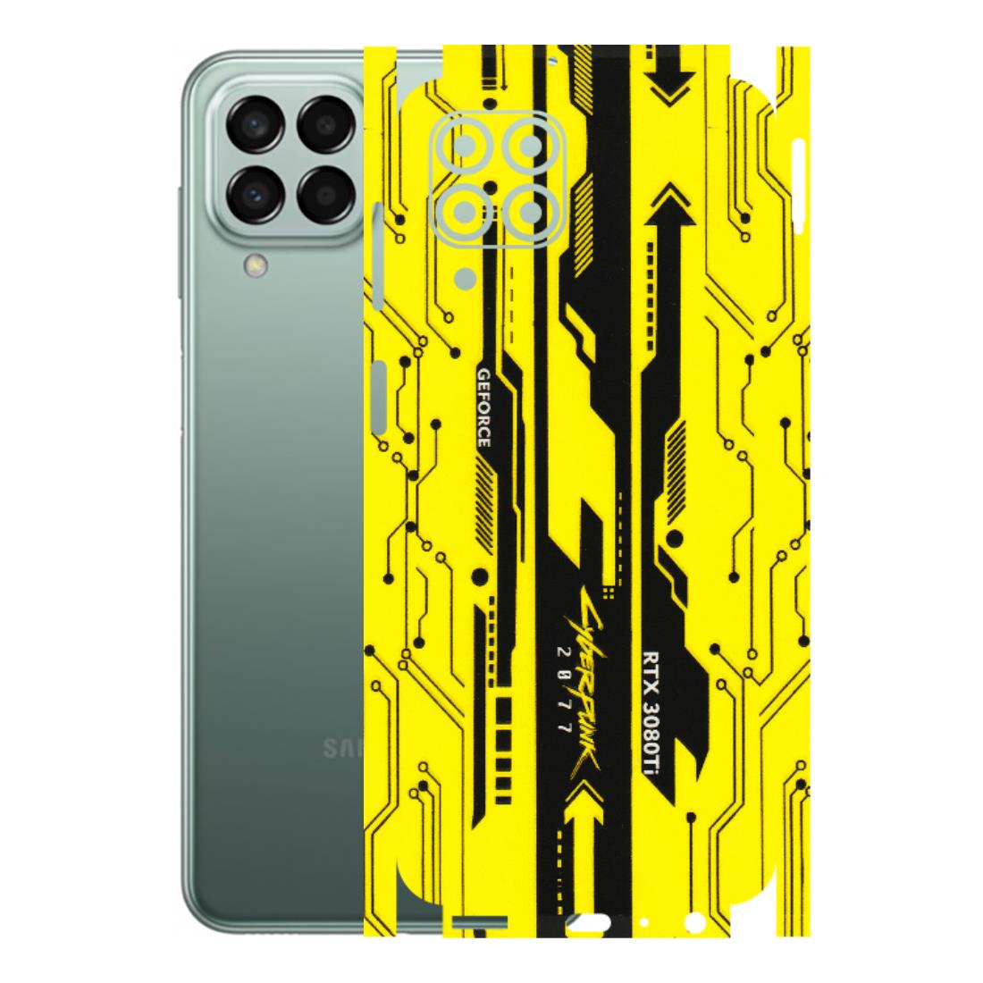 Samsung M/F/Note/Flip and C Phone Skins (All Models) - Yellow Cyberpunk - 3D Embossed Finish (L-93) Samsung Galaxy M33 (5G)