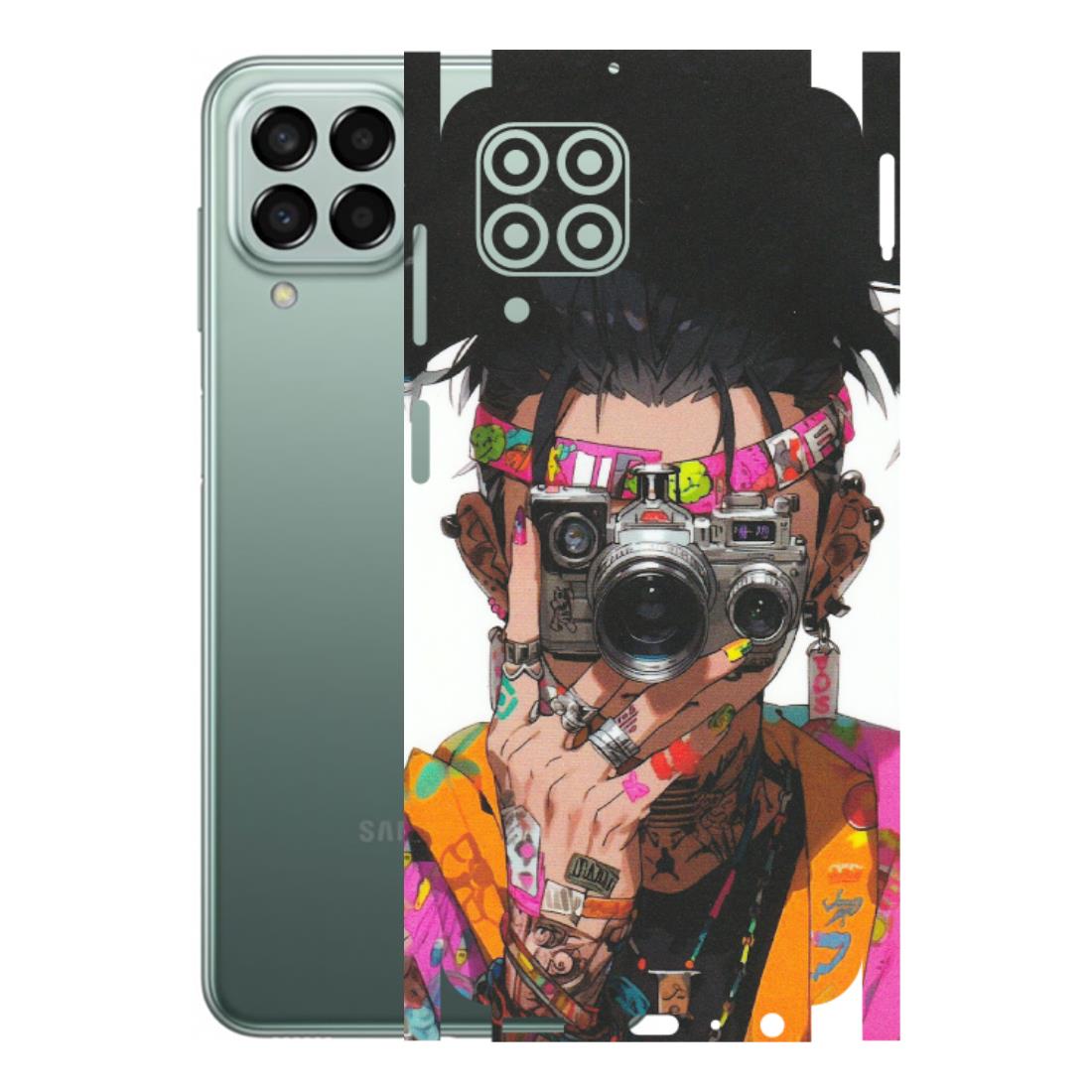 Samsung M/F/Note/Flip and C Phone Skins (All Models) - Camera Lover Girl - Matte Finish (M-09) Samsung Galaxy M33 (5G)