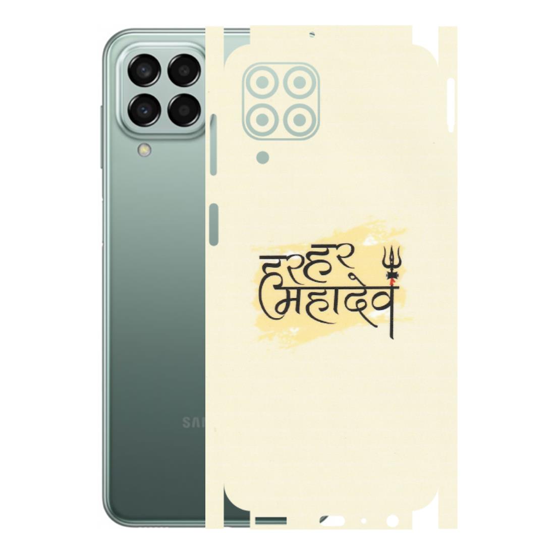Samsung M/F/Note/Flip and C Phone Skins (All Models) - Har Har Mahadev - Matte Finish (M-10) Samsung Galaxy M33 (5G)