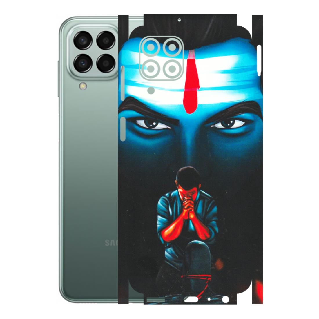 Samsung M/F/Note/Flip and C Phone Skins (All Models) - Mahakal Bhakt - Matte Finish (M-112) Samsung Galaxy M33 (5G)