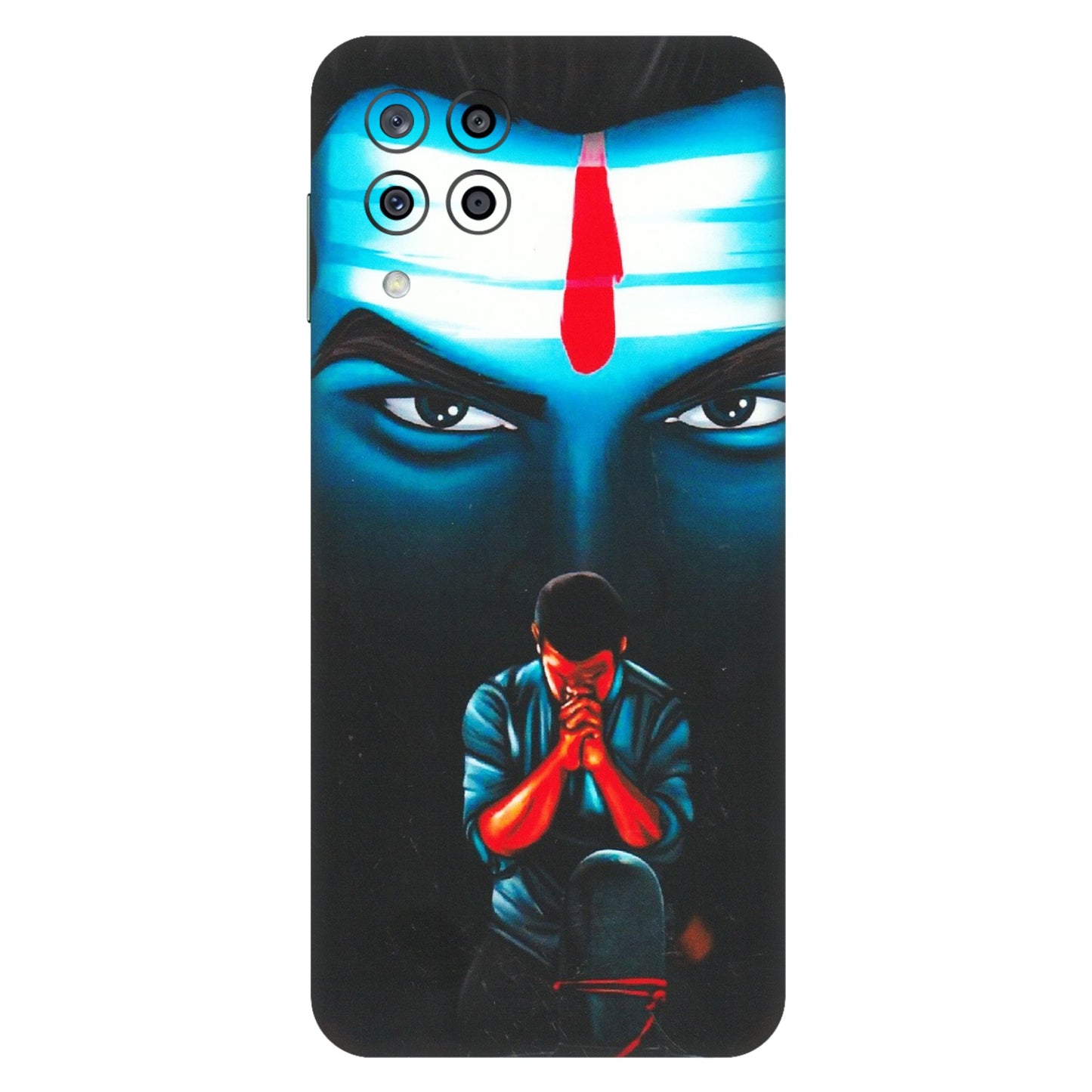 Samsung M/F/Note/Flip and C Phone Skins (All Models) - Mahakal Bhakt - Matte Finish (M-112) Samsung Galaxy M33 (5G)