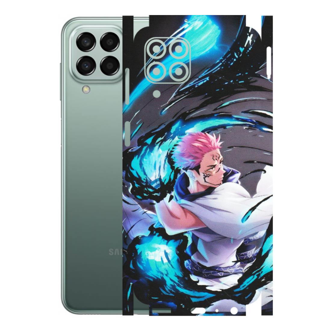 Samsung M/F/Note/Flip and C Phone Skins (All Models) - New Jujutsu Kaisen Grey Blue Anime - Matte Finish (M-127) Samsung Galaxy M33 (5G)