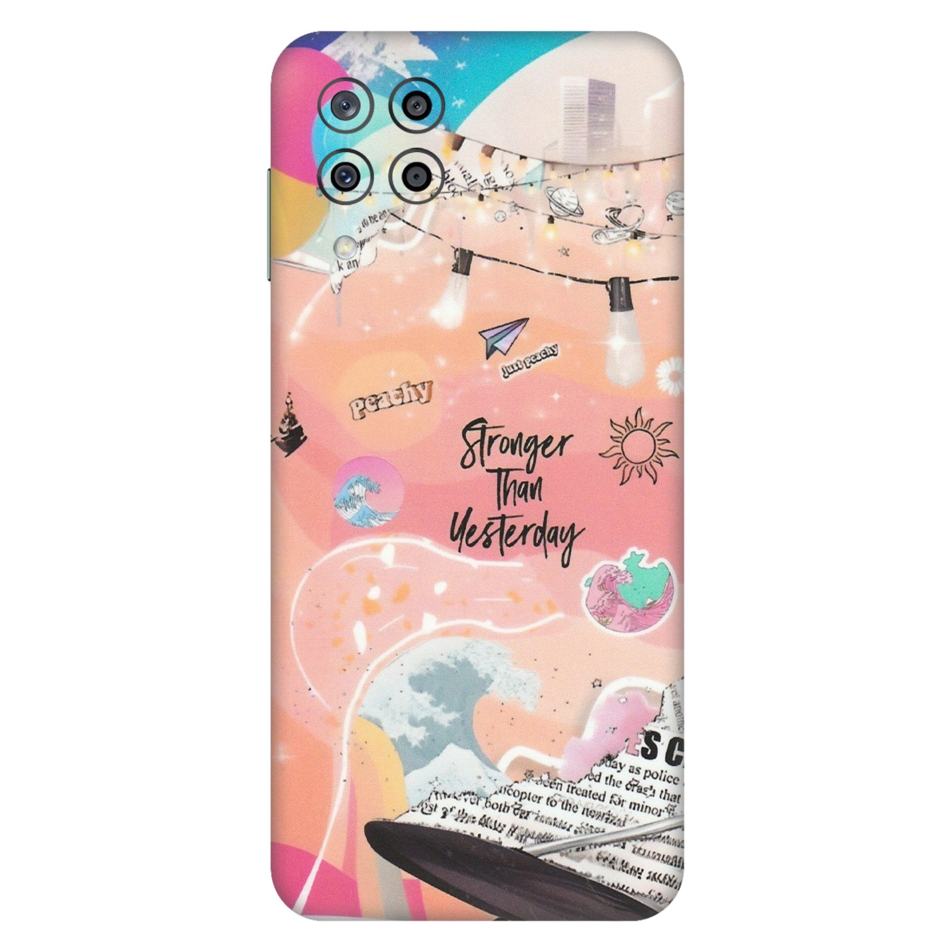 Samsung M/F/Note/Flip and C Phone Skins (All Models) - Stronger Then Yesterday - Matte Finish (M-128) Samsung Galaxy M33 (5G)