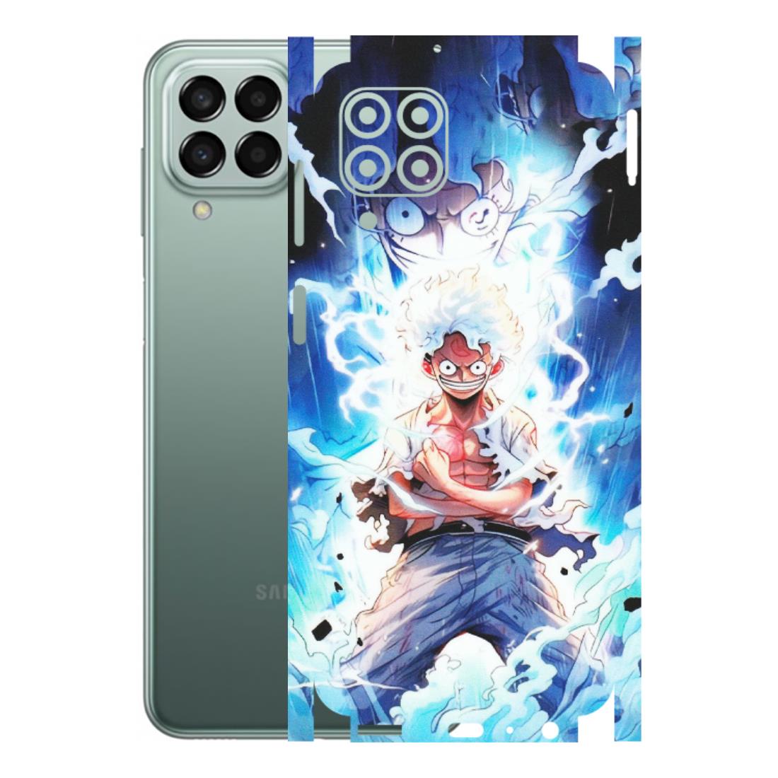 Samsung M/F/Note/Flip and C Phone Skins (All Models) - Blue Thunder Luffy Anime - Matte Finish (M-132) Samsung Galaxy M33 (5G)