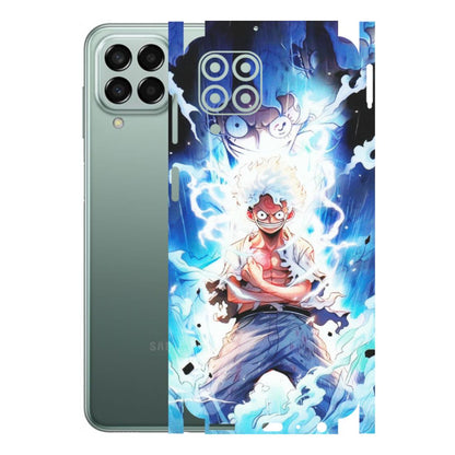 Samsung M/F/Note/Flip and C Phone Skins (All Models) - Blue Thunder Luffy Anime - Matte Finish (M-132) Samsung Galaxy M33 (5G)
