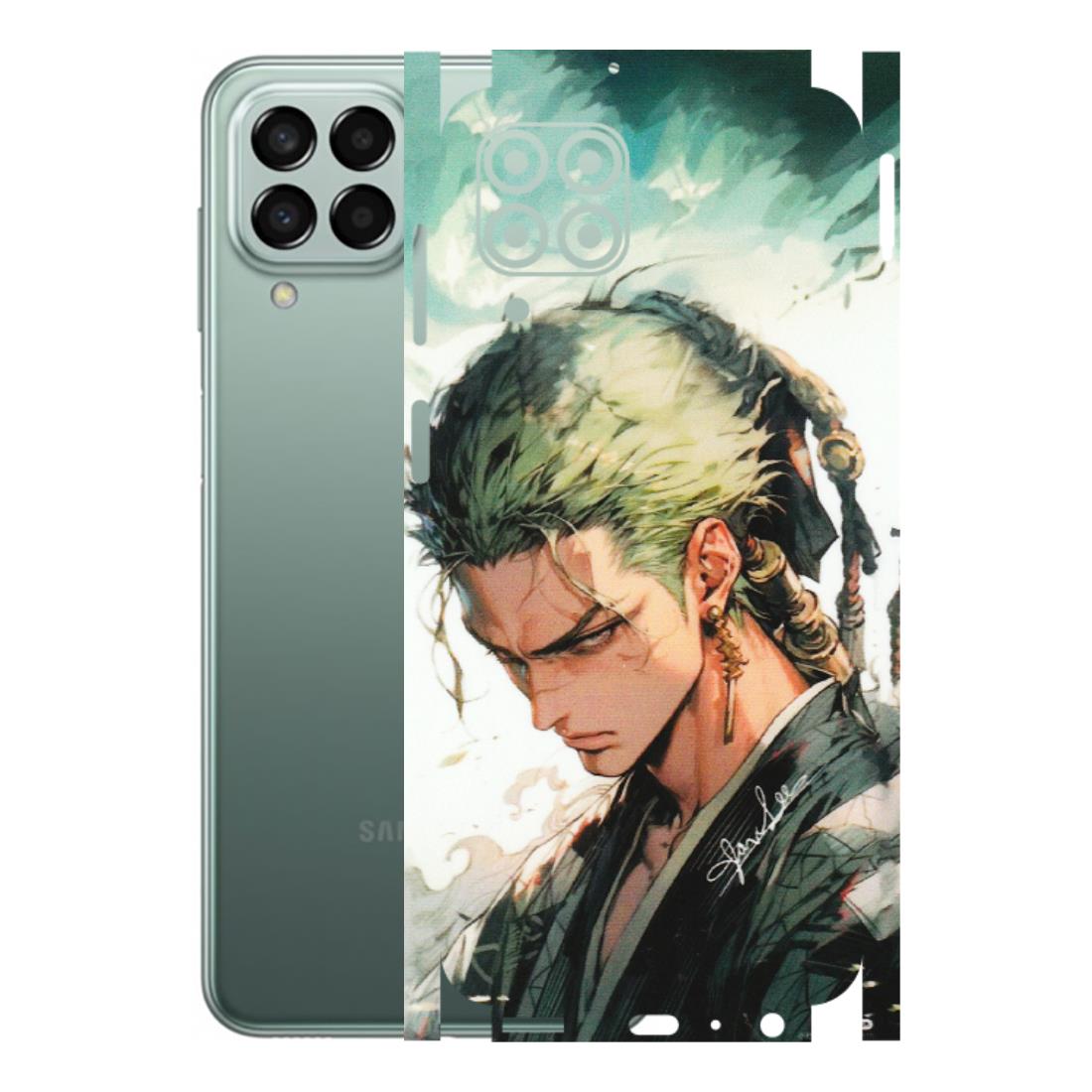 Samsung M/F/Note/Flip and C Phone Skins (All Models) - New Roronoa Zoro One Picece Anime - Matte Finish (M-140) Samsung Galaxy M33 (5G)