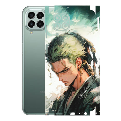 Samsung M/F/Note/Flip and C Phone Skins (All Models) - New Roronoa Zoro One Picece Anime - Matte Finish (M-140) Samsung Galaxy M33 (5G)
