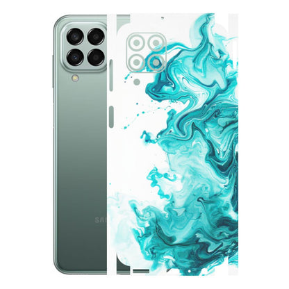 Samsung M/F/Note/Flip and C Phone Skins (All Models) - Sky Blue Abstract Colour - Matte Finish (M-146) Samsung Galaxy M33 (5G)
