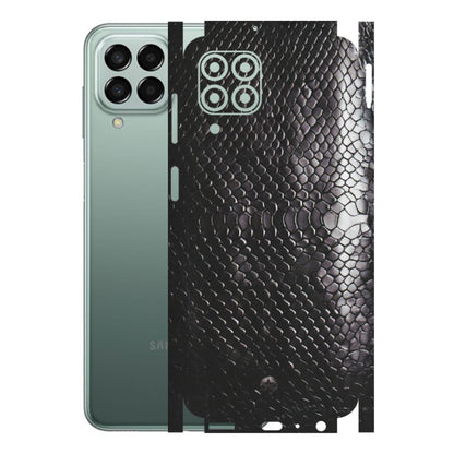 Samsung M/F/Note/Flip and C Phone Skins (All Models) - Black Snack Leather - Matte Finish (M-147) Samsung Galaxy M33 (5G)