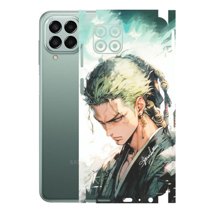 Samsung M/F/Note/Flip and C Phone Skins (All Models) - Pirate Hunter One Piece Anime - Matte Finish (M-157) Samsung Galaxy M33 (5G)