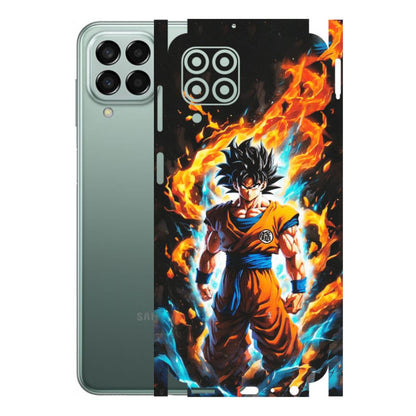 Samsung M/F/Note/Flip and C Phone Skins (All Models) - Goku Transformation Anime - Matte Finish (M-159) Samsung Galaxy M33 (5G)