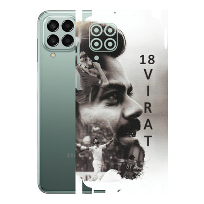 Samsung M/F/Note/Flip and C Phone Skins (All Models) - Virat Kohli Cricketer - Matte Finish (M-163) Samsung Galaxy M33 (5G)