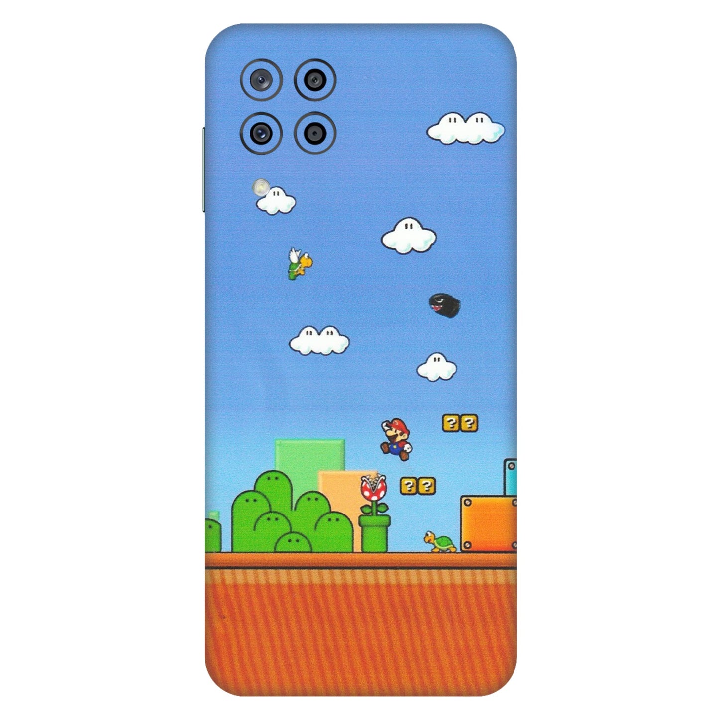 Samsung M/F/Note/Flip and C Phone Skins (All Models) - Mario Game Scene - Matte Finish (M-24) Samsung Galaxy M33 (5G)