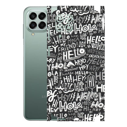 Samsung M/F/Note/Flip and C Phone Skins (All Models) - Hi Hello Doodles - Matte Finish (M-25) Samsung Galaxy M33 (5G)