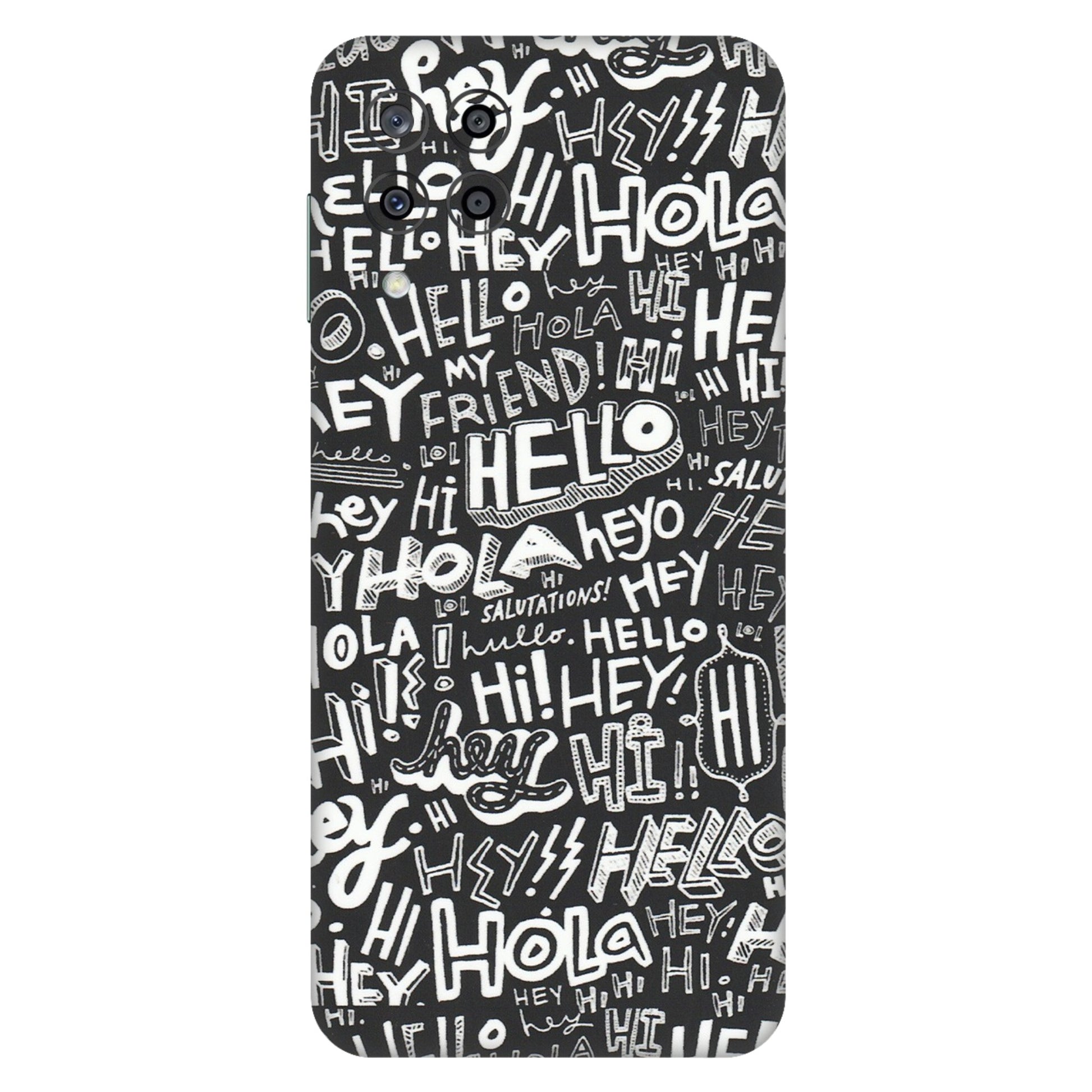 Samsung M/F/Note/Flip and C Phone Skins (All Models) - Hi Hello Doodles - Matte Finish (M-25) Samsung Galaxy M33 (5G)