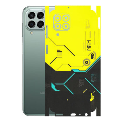 Samsung M/F/Note/Flip and C Phone Skins (All Models) - Black Yellow Technica - Matte Finish (M-53) Samsung Galaxy M33 (5G)